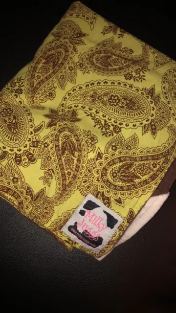 Green And Brown paisley Milky Juggs Nursing Cover