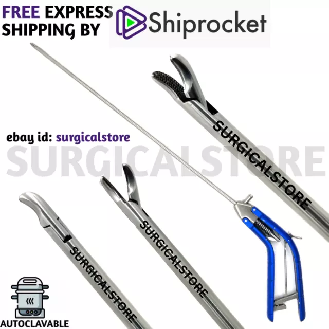 Laparoscopic Needle Holder Driver Straight Jaw Gun Type 5mm Surgical Instruments