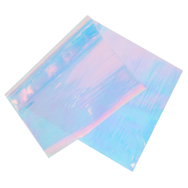 Bolsa de ropa de hoja transparente deslumbrante, tela deslumbrante