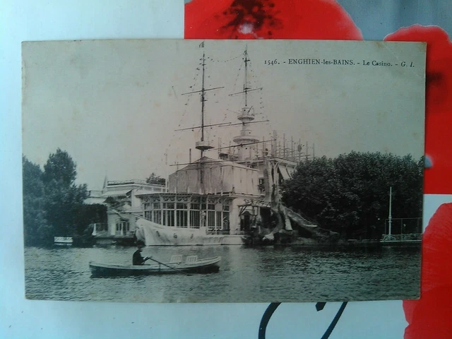 Cpa 1546 Enghien Les Bains Le Casino