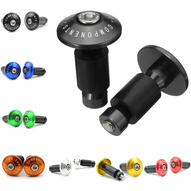 1pair Vtt Vélo Route Guidon Grip Embout Prises Bicyclette Parties Résistant