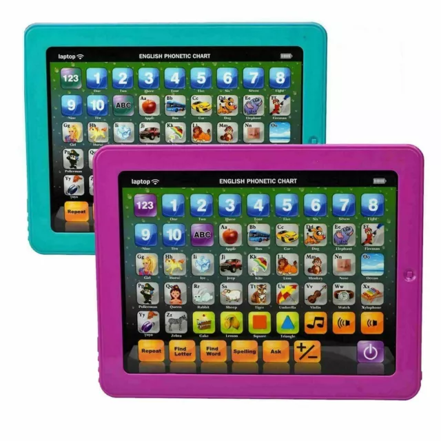 My First Laptop Tablet Ipad Kids Children Educational Game Toy Learning Gift