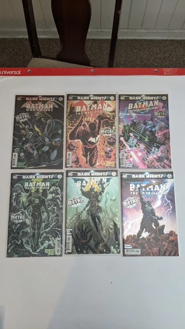 DC COMICS LOT: DARK NIGHTS METAL & TIE-INs (2017) BATMAN WHO LAUGHS 1st Appears