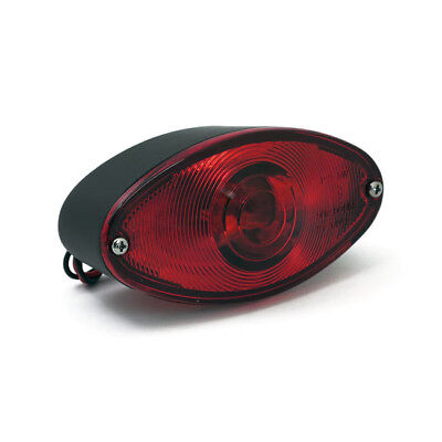 Plastica per Harley-Davidson con E Contrassegno CatEye Luce Posteriore Cateye Cromo 