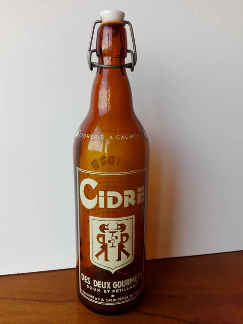 Bottle Screen Printing Cider Of Two Gourmets Vintage Creperie BAR 100 CL Bistro