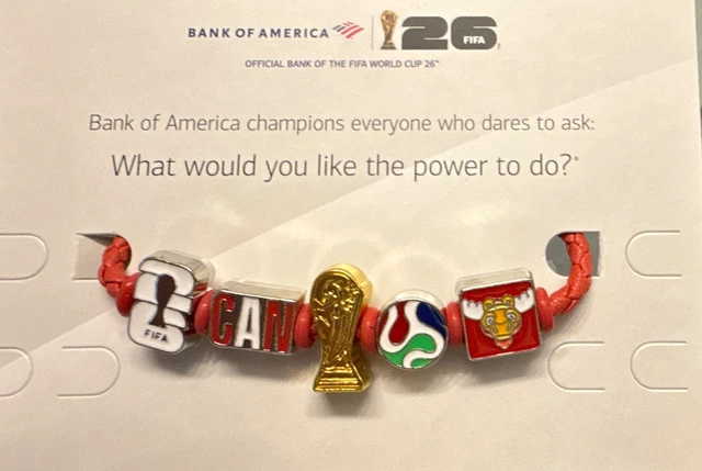 FIFA WORLD CUP 26 Cord Bead Charm Bracelet “COLOMBIA” $84.58