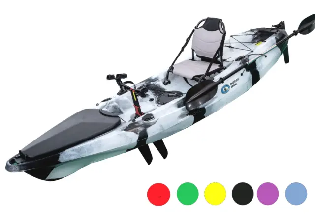 FLIPPER DRIVE KAYAK, Fishing, Leisure,Marlin Pro,320cm 10ft 5, Cambridge  Kayaks £970.00 - PicClick UK