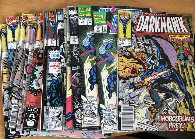 DARKHAWK 2-18 MARVEL COMICS 1991 20 ISSUE LOT Newsstand Copies