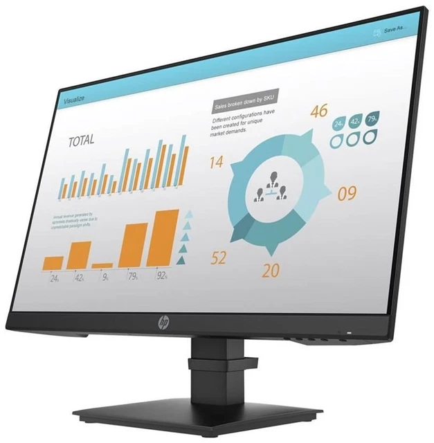 HP P24 G4 1A7E5AA  60.47 cm (23.8") 1920 x 1080 (Full HD) 5 ms 60 Hz (Monitor) 3