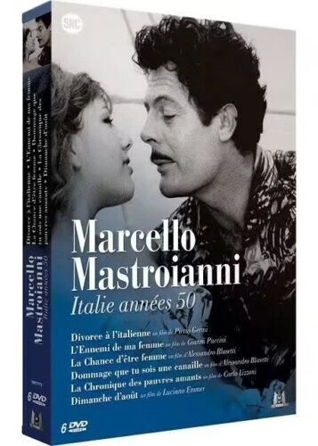 Marcello Mastroianni - Italie années 50 - COFFRET 6 DVD Zone 2 NEUF sous blister