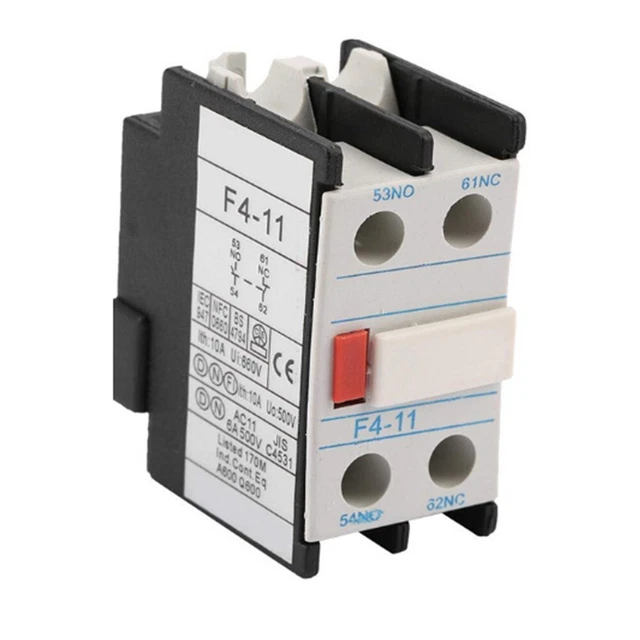 Bloc de contact auxiliaire mode choc électrique efficace pour LADN11 1NO1NC