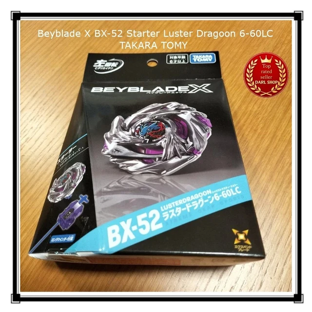 BEYBLADE X BX-52 Starter Luster Dragoon 6-60LC TAKARA TOMY Japón Nuevo ...