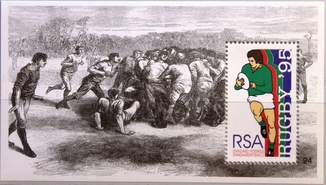 RSA SÜDAFRIKA SOUTH AFRICA 1995 Block 36 Rugby WM World Cup Sport MNH