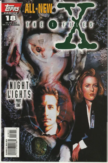 The X-Files Vol 1 #18 Topps Comics 1996 "Night Lights - Part One"