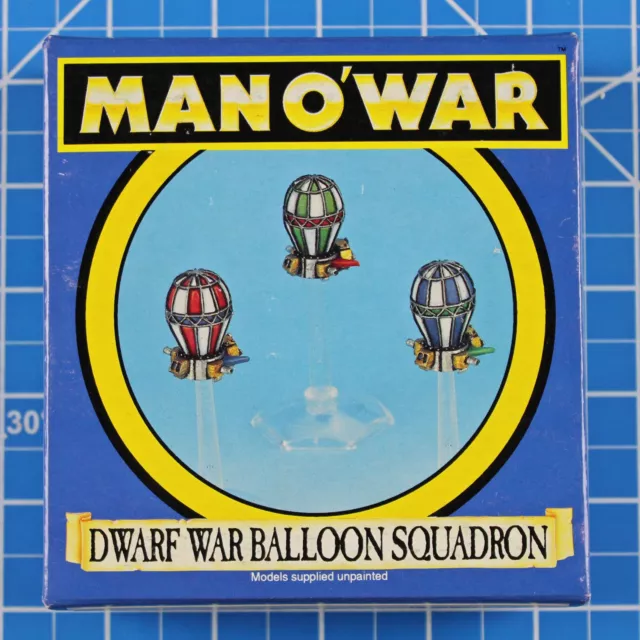 Man O War Dwarf War Balloon Squadron (Metal) - OOP Games Workshop Manowar Flyers
