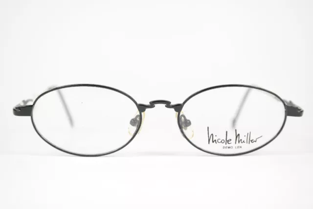 Nicole Miller M-1495 C-0010 50 15 135 Negro Ovalado Montura de Gafas Nueva