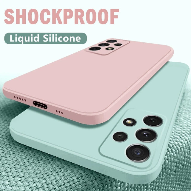Boîtier du téléphone Pour Samsung S21 S20 FE A72 A51 Silicium Liquide Coque Etui