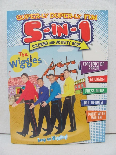 THE WIGGLES 5-IN-1 Coloring and Activity Book 2006 - Complete As New ...