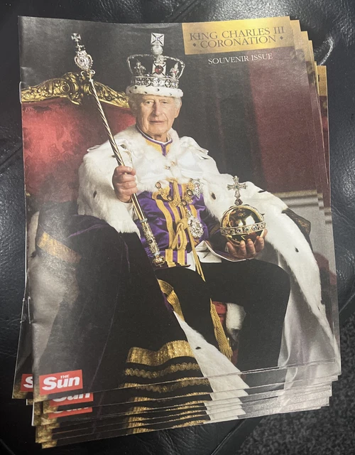 THE SUN NEWSPAPER insert Coronation Souvenir Issue King Charles III £3.