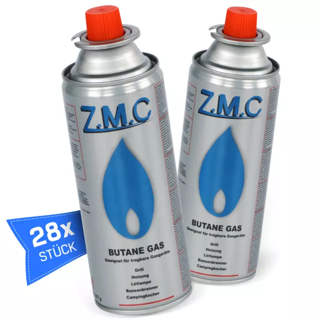 28x Gaz Butane Cartouche 227g à Bec Bunsen Cuisinière de Camping