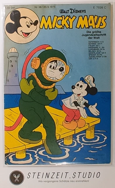 Micky Maus - Heft Nr. 38/1975 - (20.09.1975) - Zustand 2-3