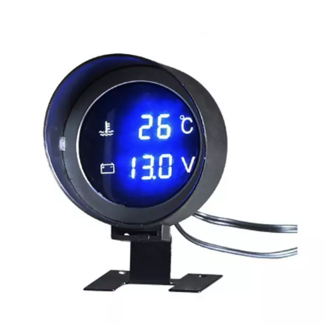 DC 12V /24V voiture LCD voltmètre numérique jauge de température de l'eau