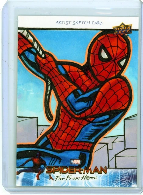 2020 UD Upper Deck Marvel Spider-Man Far From Home Sketch 1/1 Mai Irving JS