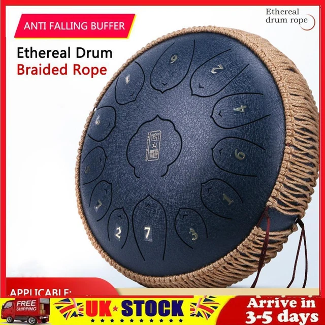 Handmade Handpan Decoration Woven Rattan Rope Steel Tongue Drum Braided Ropes