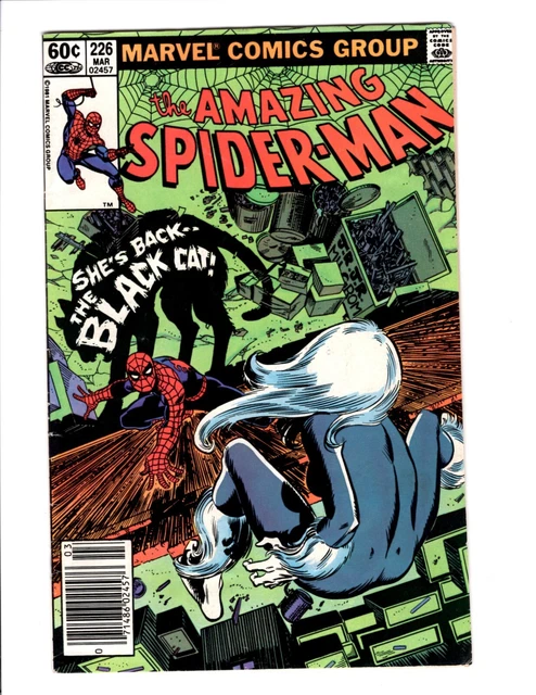 Marvel Amazing Spider-Man #226 Black Cat App. 1982 Mid Grade