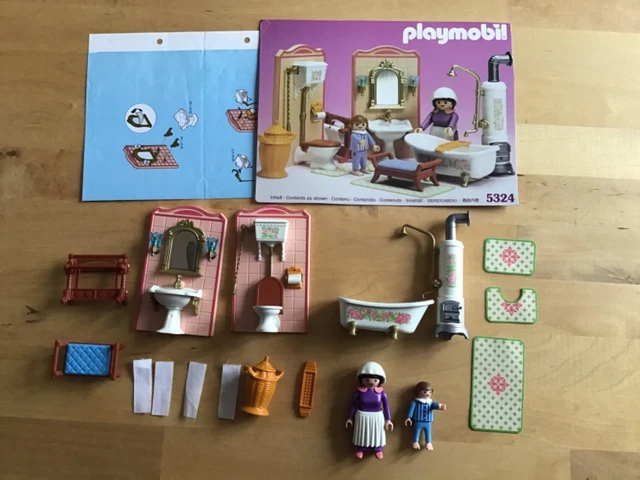 PLAYMOBIL 5324 salle de bain victorienne nourrice nurse PLAYMOBIL 5324 salle de bain victorienne nourrice nurse