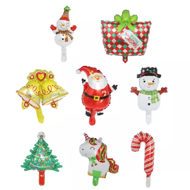 Christmas Party Balloons Set of 10 for Festive Decorations Foil Balloon