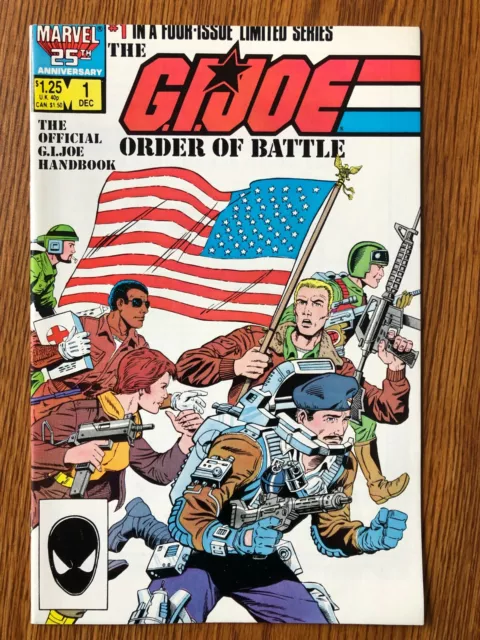 GI Joe Order of Battle #1  Marvel Comics 1986 Herb Trimpe