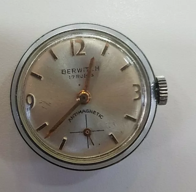 OROLOGIO ciondolo BERWITCH PNEUMATICO tyres ruota PER RICAMBI O RESTAURO - 1960 2