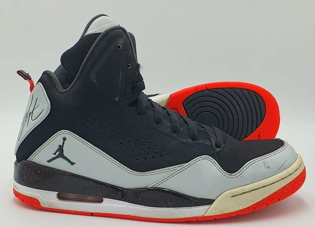 NIKE JORDAN SC 3 Leather Trainers 629877 005 Black Pure Platinum