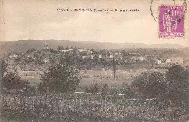 CENDREY - vue générale
