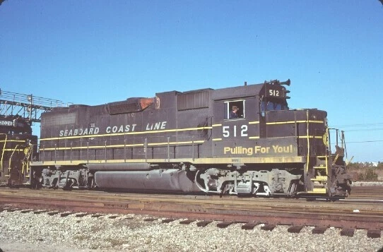Sbd 512 Gp-38-2 Charleston Sc (Seaboard) Original Slide 01-27-79 T12-16