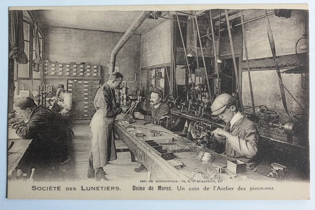 CPA Société des Lunetiers Factory de Morez Workshop des clips-nose (55599)