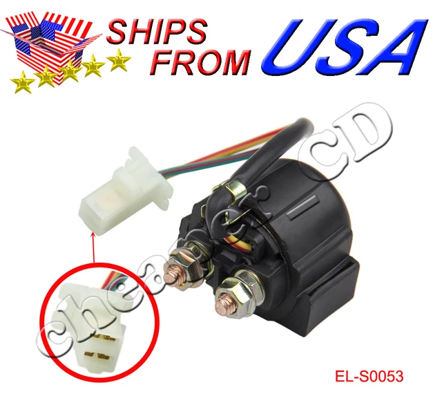 SOLENOID STARTER RELAY Yamaha Kodiak 400 Raptor 50 Champ 100 YFM50