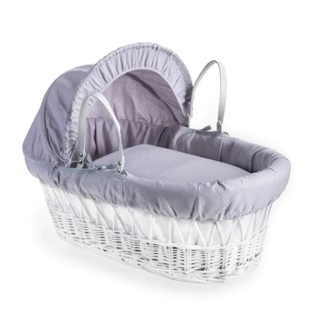 Clair de Lune Baumwolle Traum mattiert weiß Korb Babybett Neugeboren Essentials