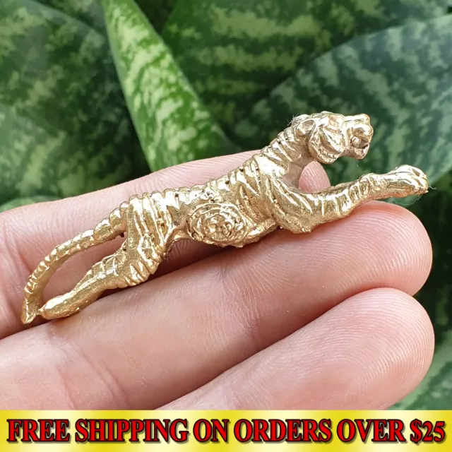 ✅Thai Amulet Statue Miniature Strong Tiger Life Protection Holy Magic Talisman
