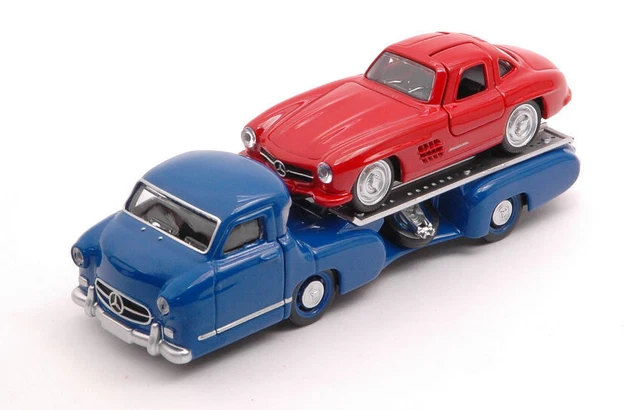 Camion Miniature Siku Mercedes Transporter Porte Auto 1:55, Occasion, Allemagne
