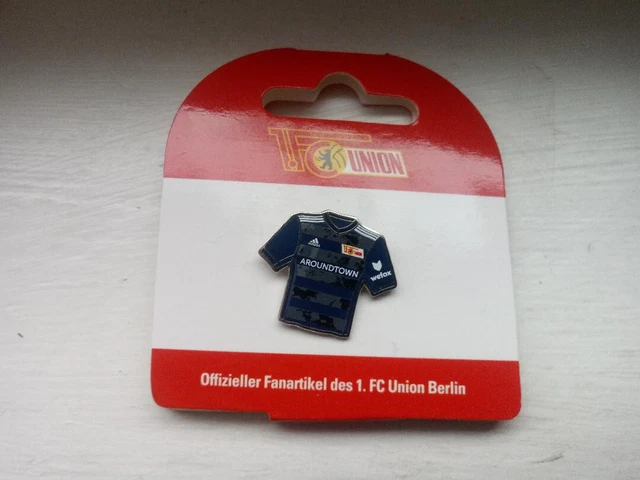 Pin Ausweich Trikot 1.FC Union Berlin 2020/2021 Fussball Bundesliga in OVP