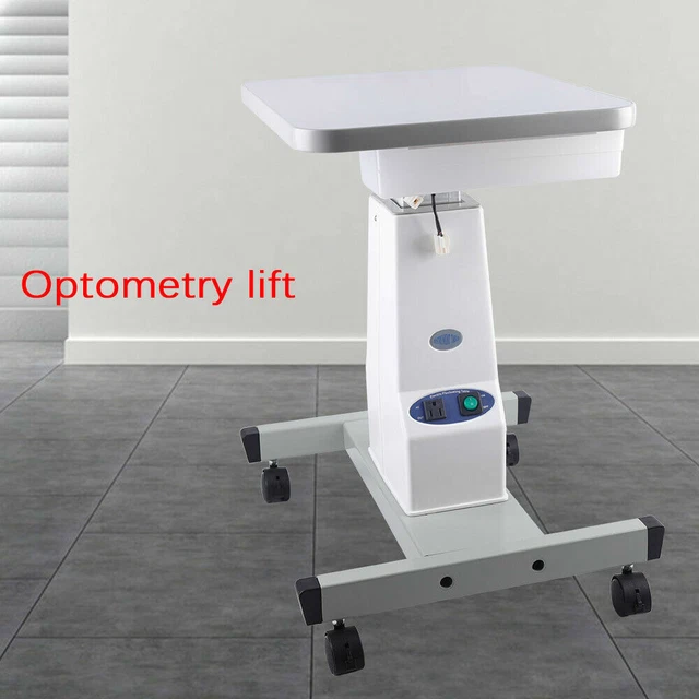 Universal Power Motorized Table For Slit Lamp And Lensometer White Colour