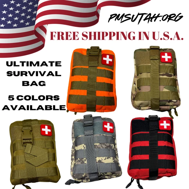 Trousse de premiers secours de survie | Équipement de plein air | Trousse d'urgence | Sac de traumatologie | CareFlight et survie | TIGER Trousse de premiers secours de survie | Équipement de plein air | Trousse d'urgence | Sac de traumatologie | CareFlight et survie | TIGER