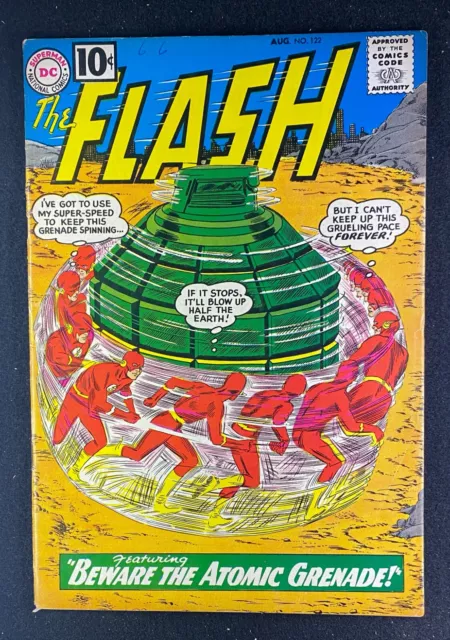 Flash (1959) #122 FN- (5.5) Carmine Infantino Cover/Art 1st App/Origin The Top