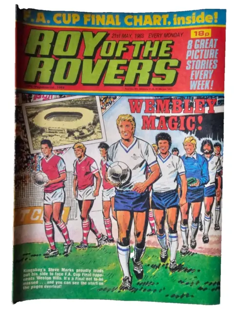 Roy Of The Rovers Paper Comic  21St May   1983