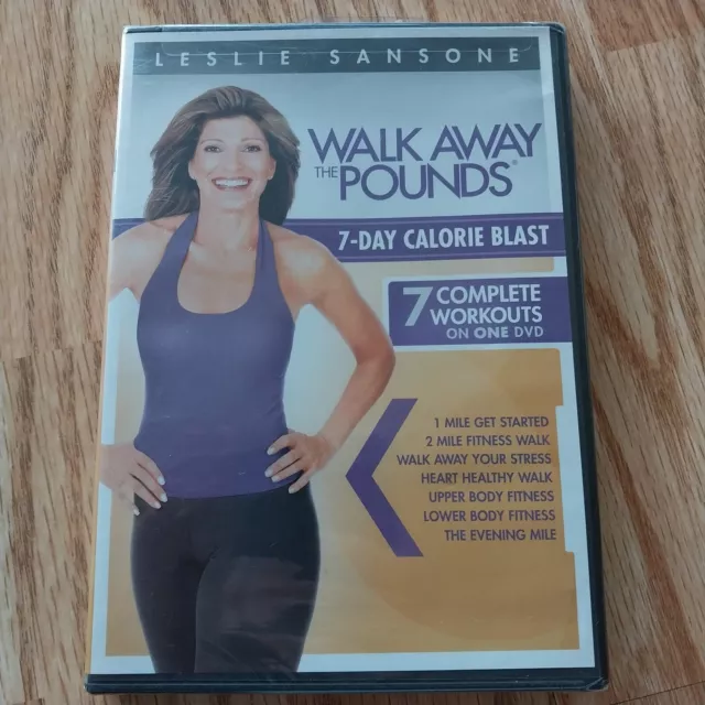 Leslie Sansone: Walk Away the Pounds - 7-Day Calorie Blast (DVD, 2012) SEALED!