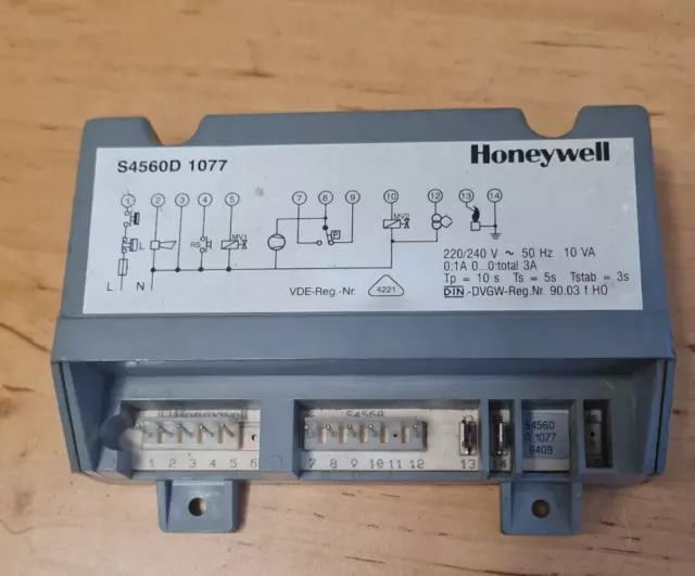 Honeywell S4560D 1077 Gasfeuerungsautomat