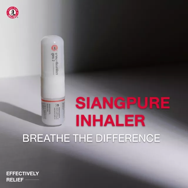 NUOVISSIMO POY SIAN SIANGPURE Formula II inalatore originale NUOVO / IMBALLO ORIGINALE MHD 10/26