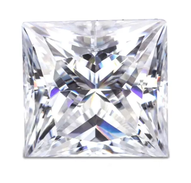 1.15 Ct Natural Princess Cut  Diamond VVS1 D Grade Certified Free Ship Rcd.22